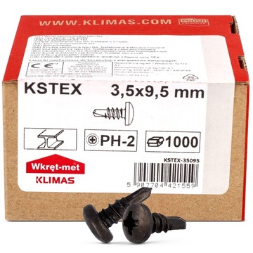 Саморезы Болт-шуруп для профилей TEX 3,5х9,5мм