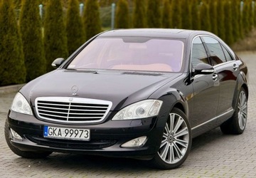 Mercedes Klasa S W221 Limuzyna 3.0 V6 (320 CDI) 235KM 2008 Mercedes-Benz Klasa S 3.0 D235 KM SALON POLSKA 4-Matic Long Dociagi 3.0, zdjęcie 1