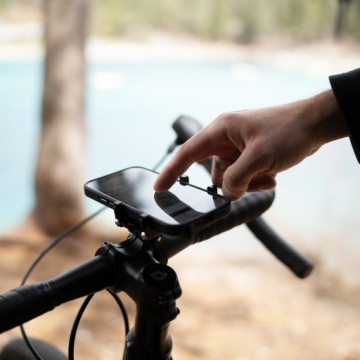 ДЕРЖАТЕЛЬ SPACECASE BIKE ДЛЯ ТЕЛЕФОНА, РУЛЯ ВЕЛОСИПЕДА, АЛЮМИНИЙ, ПРОЧНЫЙ