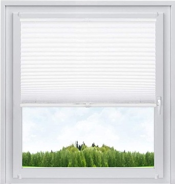 РУЛОННЫЕ ШТОРЫ ПЛИССИСИ SEKEY, РАЗМЕР 105x150 СМ, БЕЛЫЕ