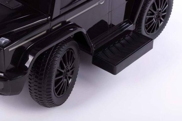 MERCEDES ride-on, колеса резиновые, кожа, толкатель, звуки