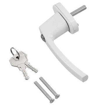 ПРОТИВОВЗЛОМАТЕЛЬНАЯ АЛЮМИНИЕВАЯ ОКОННАЯ РУЧКА С ЗАМКОМ НА КЛЮЧ