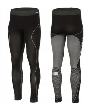 Legginsy Gatta Thermo MAN Fugo/blanc M czarny/szary