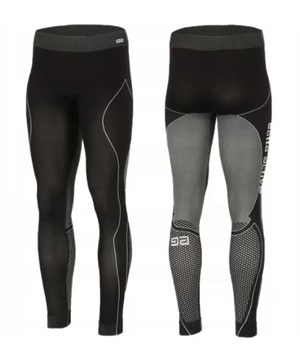 Legginsy Gatta Thermo MAN Fugo/blanc XS czarny/szary