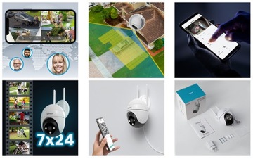 Уличная WIFI камера поворотная 2K 3MP 1296P 2 шт.