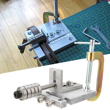 Резак для кожаных ремней. Разделитель ремней. Станок для резки ремней ZT.