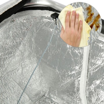 БОЛЬШАЯ ТЕРМАЛЬНАЯ СКЛАДНАЯ КОРЗИНА ДЛЯ ПИКНИКА, КРАСНАЯ