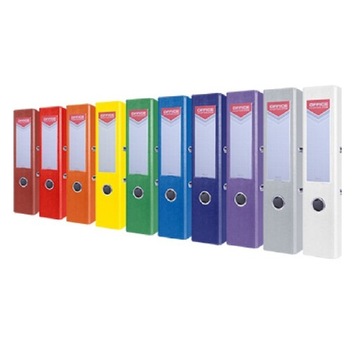 PBS OFFICE SEGREGATORY A4 / 55 MM SEGREGATOR Z OKUCIEM, ZESTAW 10 SZTUK