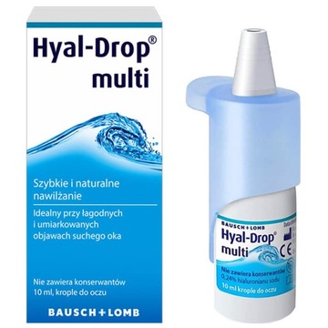 Krople nawilżająe Hyal-Drop Multi 10 ml