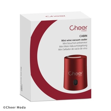 КРЫШКА ДЛЯ ВИНА Cheer Moda Cabin красная