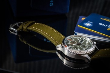 BREITLING AVIATOR 8 CURTISS WARHAWK CHRONOGRAPH A13316 43MM NOWY/KPL.