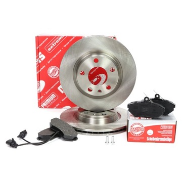 TARCZE KLOCKI HAMULCOWE przód VW PASSAT B5; AUDI A4 B5/B6; VW PASSAT B5