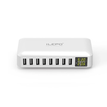 SMART USB CHARGER 50W 8A, 8 PORTS