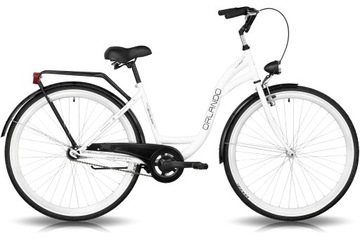 Женский городской велосипед 26 LIGHT LADIES Retro Eco BASKET