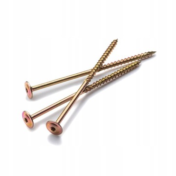Wkręty ciesielskie talerzowe TORX 6x80 100 SZTUK