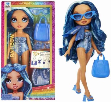 RAINBOW HIGH SKYLER BRADSHAW Lalka plażowa MGA AKCESORIA SWIM FASHION