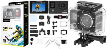 KAMERA SPORTOWA KRUGER&MATZ L400 KAMERA 4K UHD AKCESORIA PILOT APLIKACJA