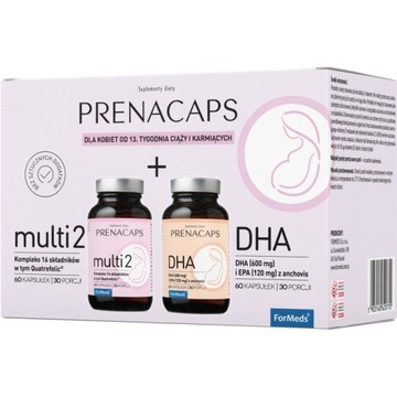 ForMeds Zestaw Prenacaps Multi 2 + Omega-3 DHA EPA