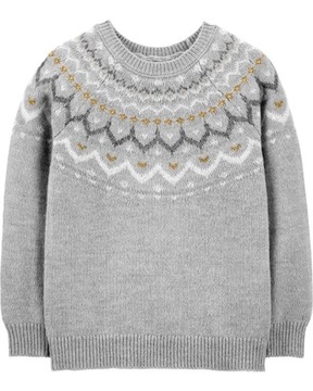 OSHKOSH Sweter dziecięcy szary