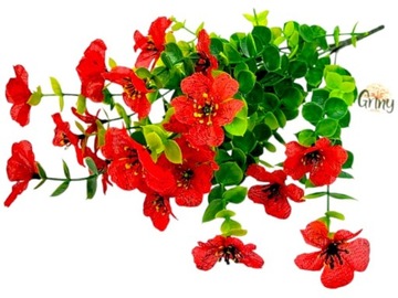 Искусственная петуния Пеларгония Сурфиния Цветы для балкона 1 шт - красный