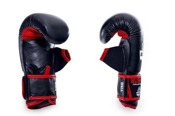 ПЕРЧАТКИ БОКСЕРСКИЕ ГРИППИНГОВЫЕ НА МЕШКЕ, НАТУРАЛЬНАЯ КОЖА BUSHIDO M