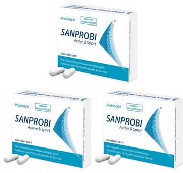 Sanprobi Active&Sport Probiotyki 40 kapsułek