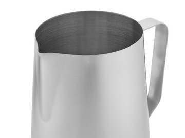 КУВШИН ДЛЯ ВСПЕНКИ МОЛОКА 1,5 Л НЕРЖАВЕЮЩАЯ СТАЛЬ С РУЧКОЙ TECHNICA