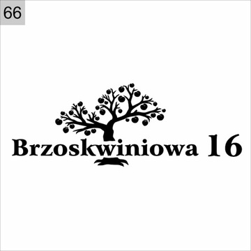 Literki / litery 3D ze styroduru, numer domu