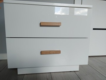 Uchwyt meblowy drewniany, Dębowy ELKA dł. 128mm roz. 96mm PRODUKT POLSKI