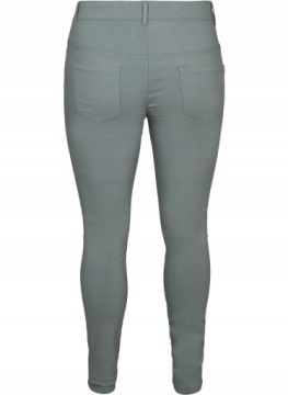 ZZ9 ZIZZI ELASTYCZNE SPODNIE RURKI SZAROŚĆ 46