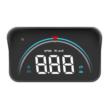 Wyświetlacz Hud System alarmowy z projektorem prędkości na przedniej szybie KM/H MPH 3,5 x 2,1 x 1 cal