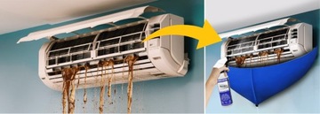 Мешок для чистки кондиционера Слив воды + дезинфицирующая жидкость