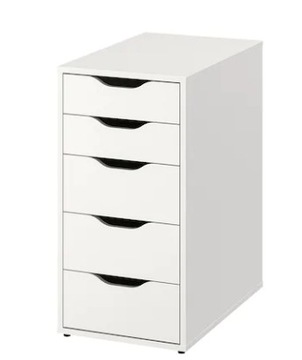 Komoda Ikea Alex 36x58x70 cm biała