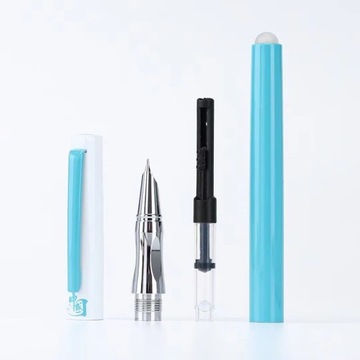 New Erasable Metal Fountain Pen Creative Children Practice Calligraphy Pen