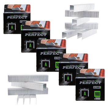 Zszywki 10 opak 2x(6,8,10,12,14mm) ZSZYWACZ stal