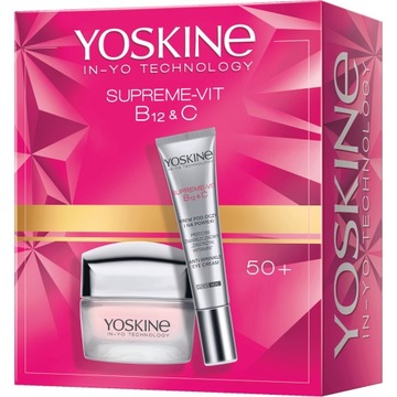 Yoskine Supreme Vit B12 C Zestaw Prezentowy 50+