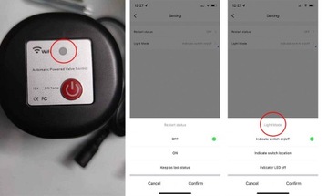 Цилиндровый контроллер водяной клапан Smart Wi -Fi Tuya