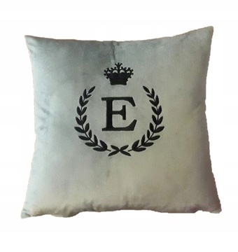 Poduszka dekoracyjna z Haftem Monogram