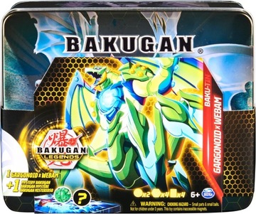 BAKUGAN PUSZKA BAKU-TIN 2 FIGURKI GARGONOID WEBAM