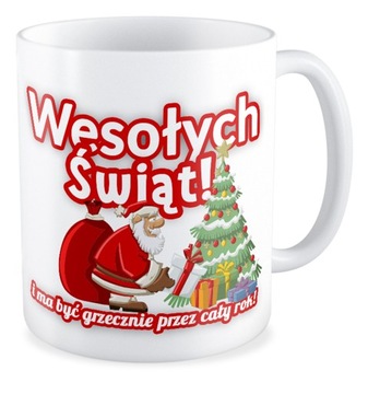 KUBEK prezent MIKOŁAJ ŚWIĘTA BOŻE NARODZENIE