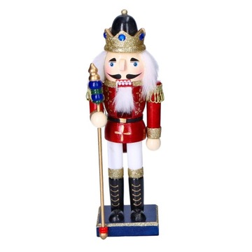 Стоящая фигурка солдата-щелкунчика, 25 см.