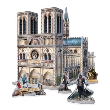 Wrebbit Assassin's Creed Notre Dame PUZZLE 3D