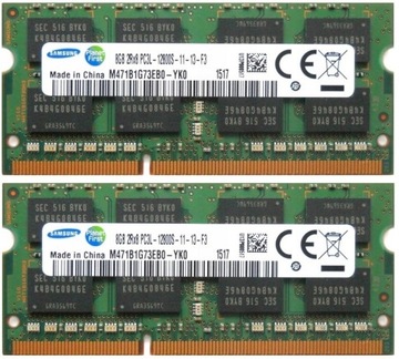 DDR3 16GB 2x8GB DDR3 SO-DIMM PC3 12800S 1600MHz