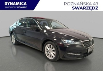 Skoda Superb III Liftback Facelifting 2.0 TDI SCR 200KM 2021 Skoda Superb VAT 23 Ambition 2.0TDI 200KM DSG 2021 r., salon PL I wlascici