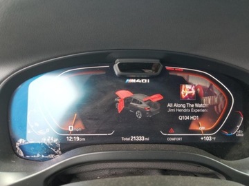 BMW X4 G02 2022 BMW X4 M40I 2022 3.0l 3.0 Benzyna 382KM, zdjęcie 9