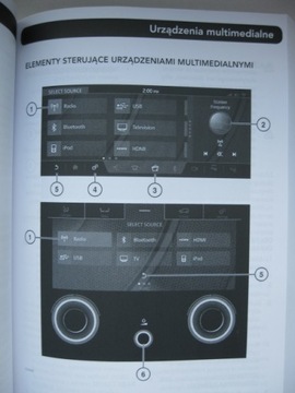 Range Rover Sport 2017-2021 Руководство пользователя на польском языке + краткое + дополнение