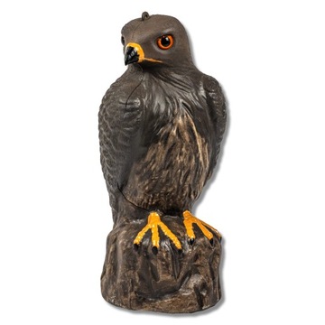 Jastrząb odstraszacz ptaków plastikowy figurka dekoracja do ogrodu – 40 cm