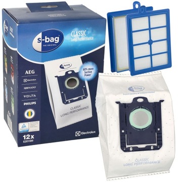 Worki S-BAG Electrolux Long Performance x12 + hepa