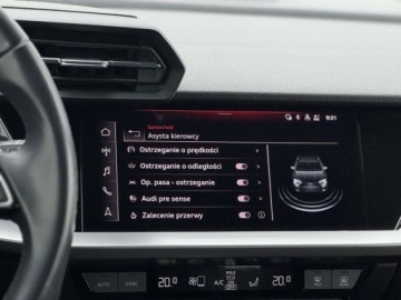 Audi A3 8Y Sportback 1.5 35 TFSI 150KM 2023 Audi A3 Sportback Tempomat , Kamera Cofania , Smartphone Interfejs 1.5, zdjęcie 17