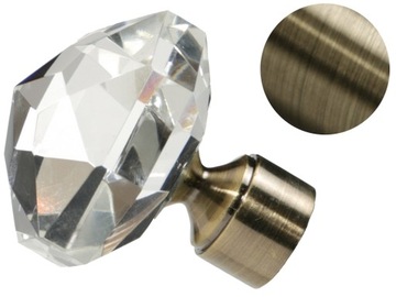 19 mm BLANCA zakończenie do karnisza ZŁOTY